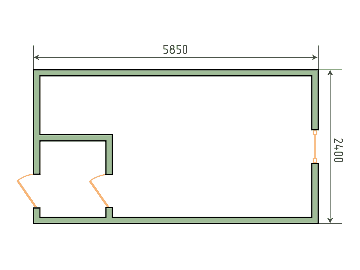 Блок контейнер из сэндвич панелей чертежи